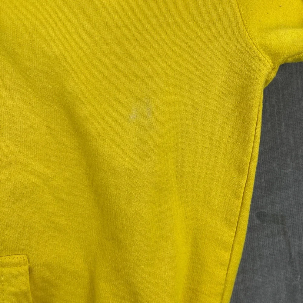 Chelsea Football Club Men XL Yellow Hoodie Trefoil Logo Soccer Sweatshirt